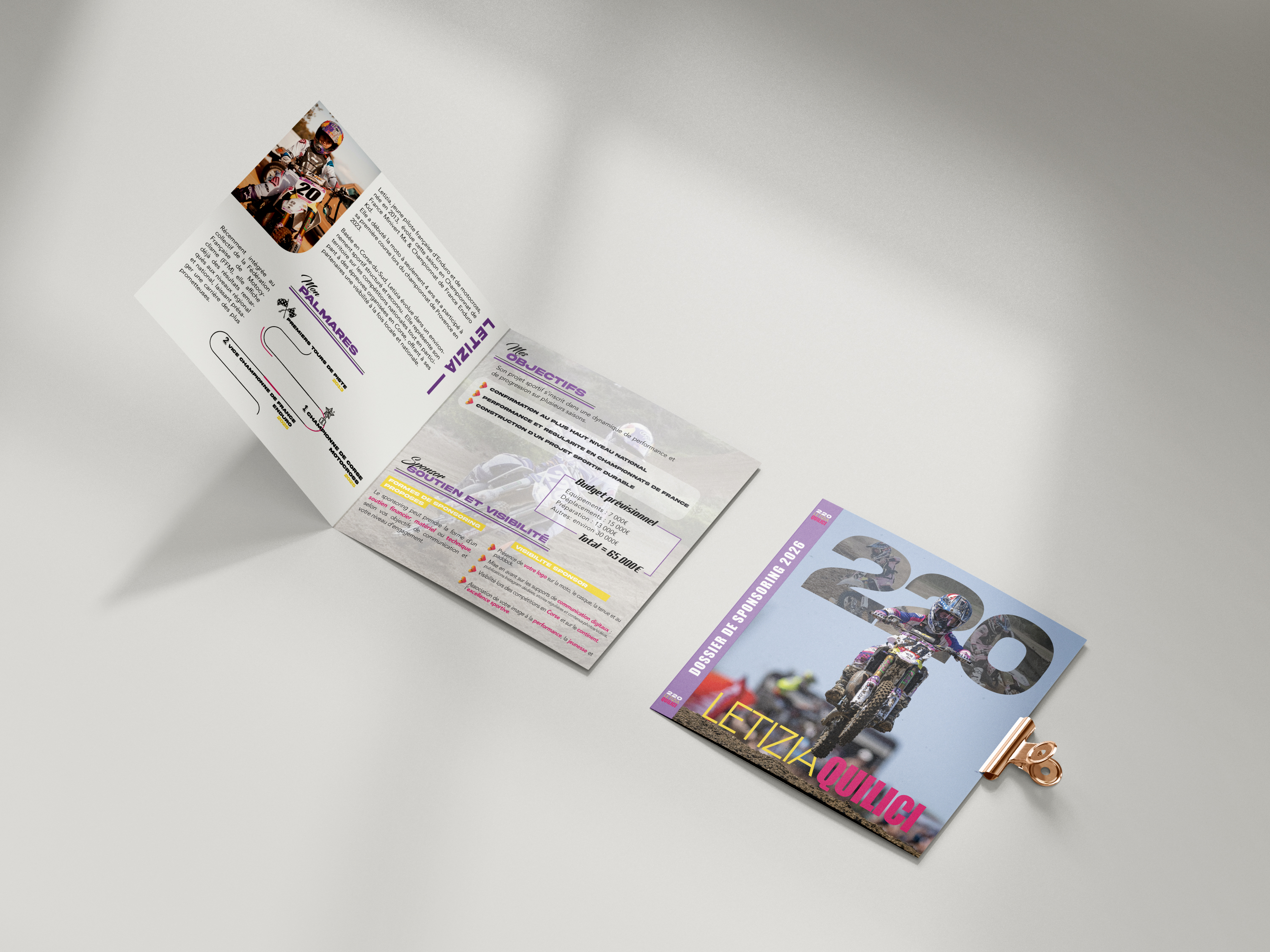 Letizia Dulier — dossier de sponsoring